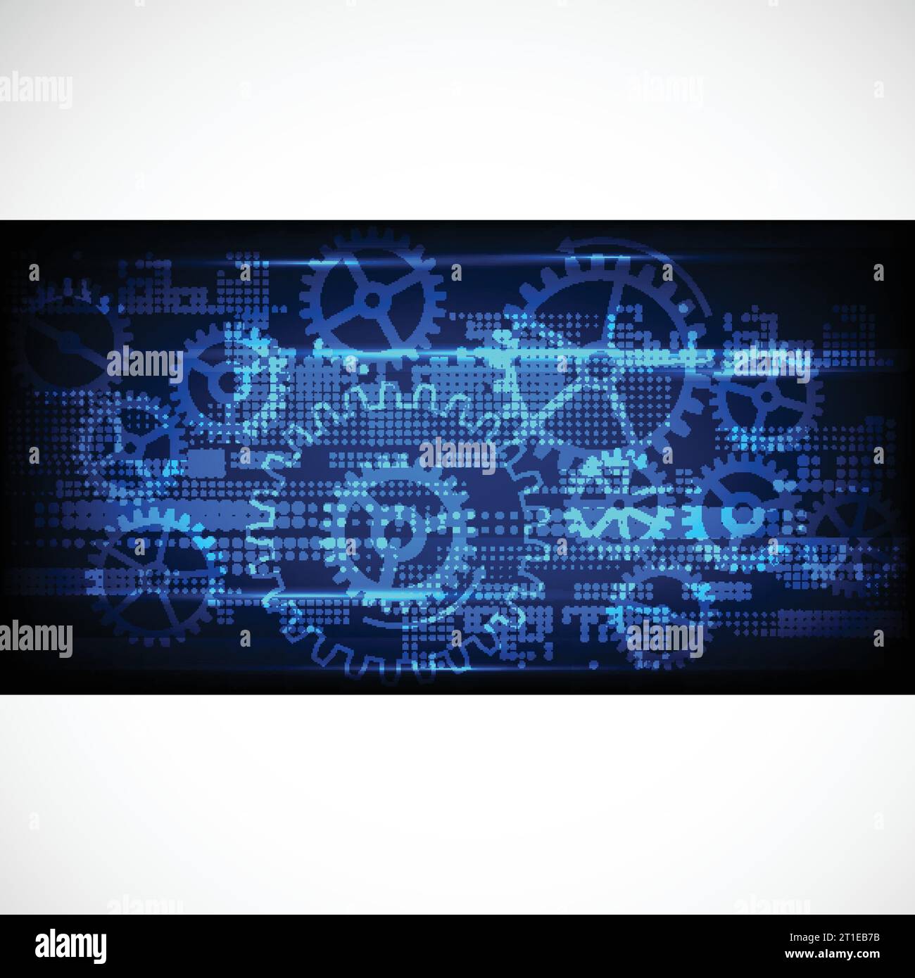 Abstract technology business template background. Vector Stock Vector