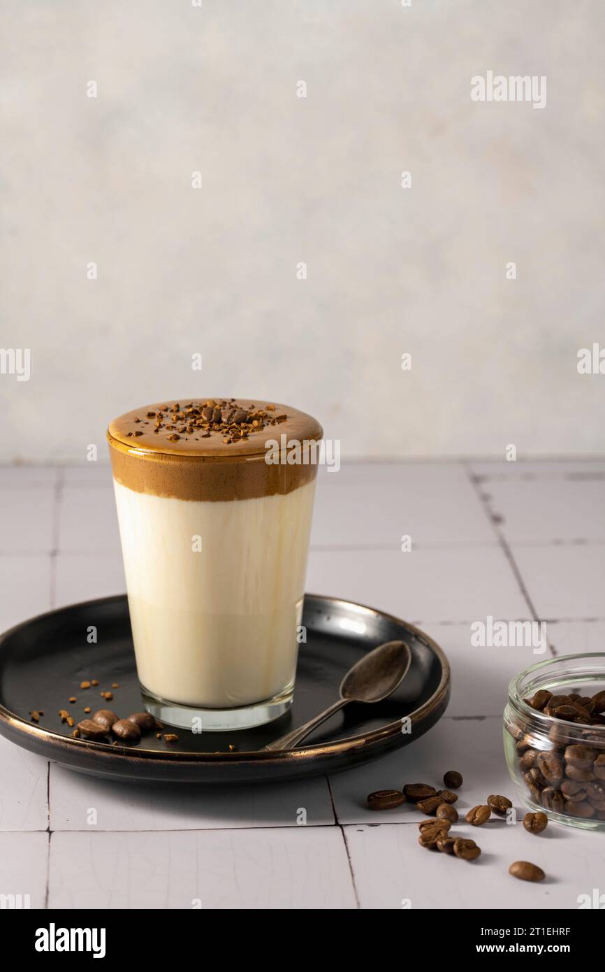 Dalgona Coffee Stock Photo