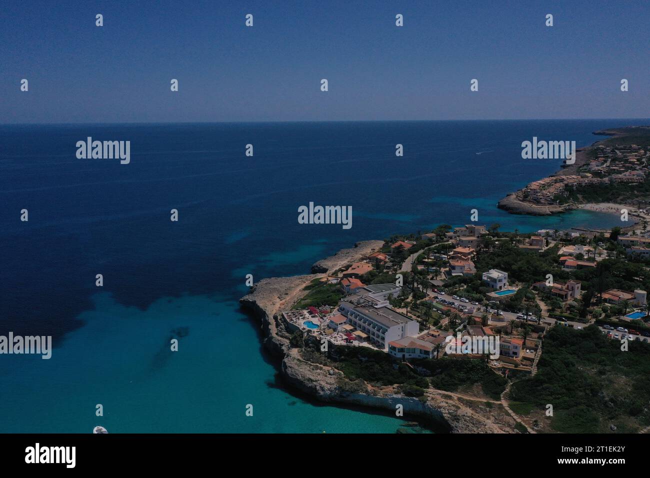 Imagen aerea de playas de Mallorca Stock Photo