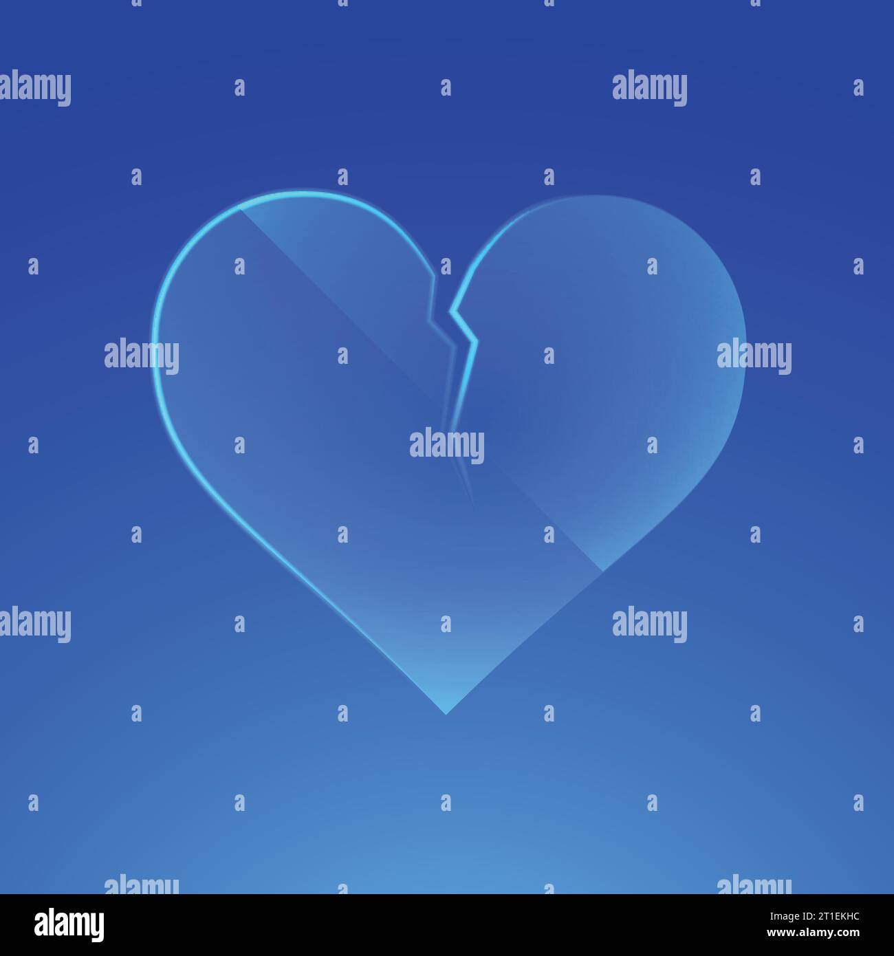 Broken glass heart. Vector Stock Vector Image & Art Alamy