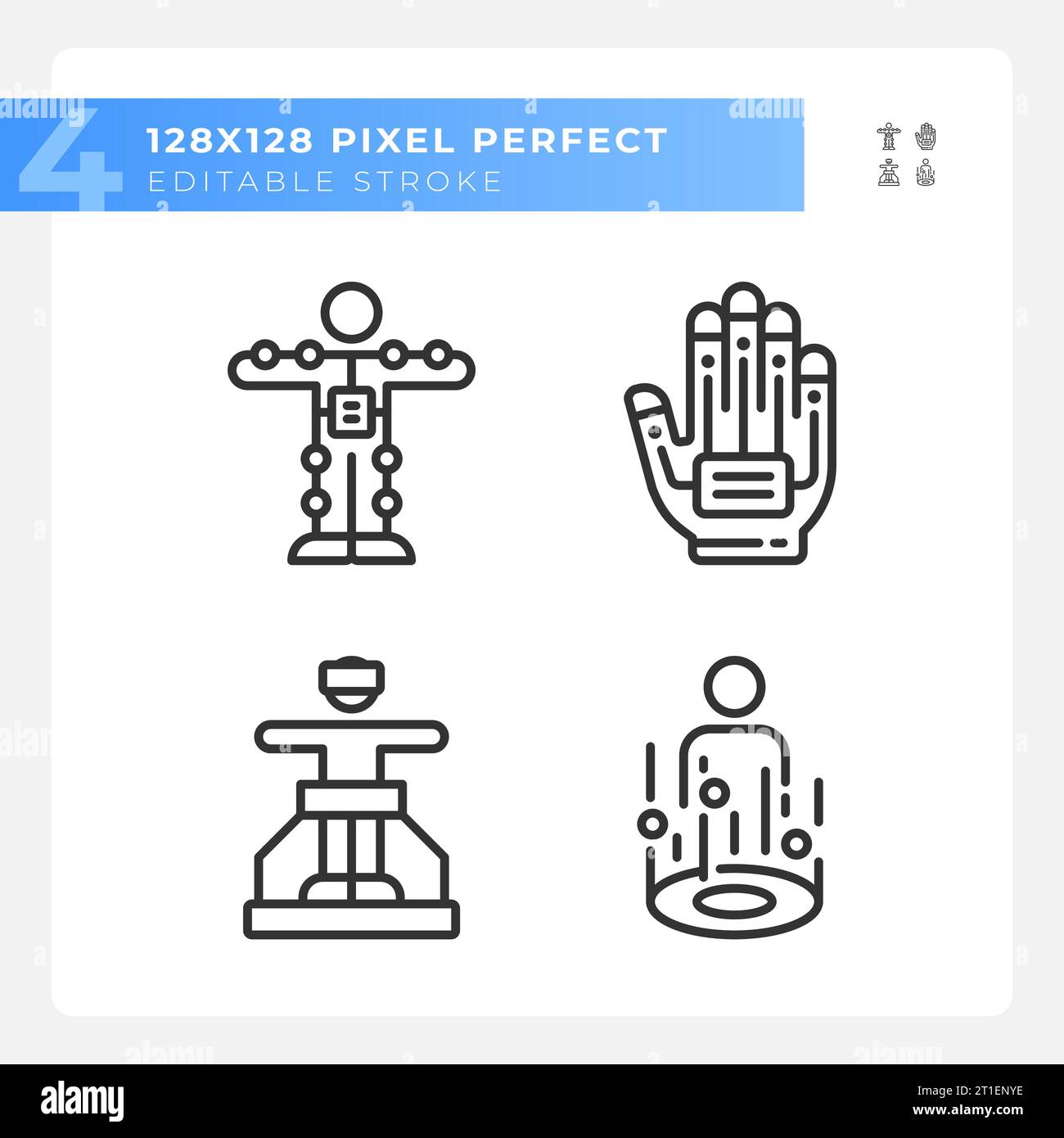 Pixel perfect black simple icons set Stock Vector Image & Art - Alamy