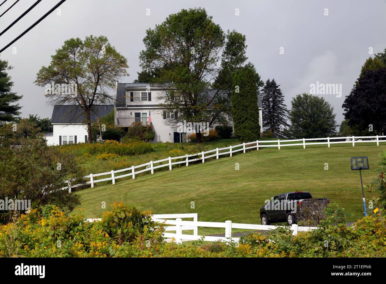 A Homestead, at the junction of Hardy Hill Road and Riverside Drive