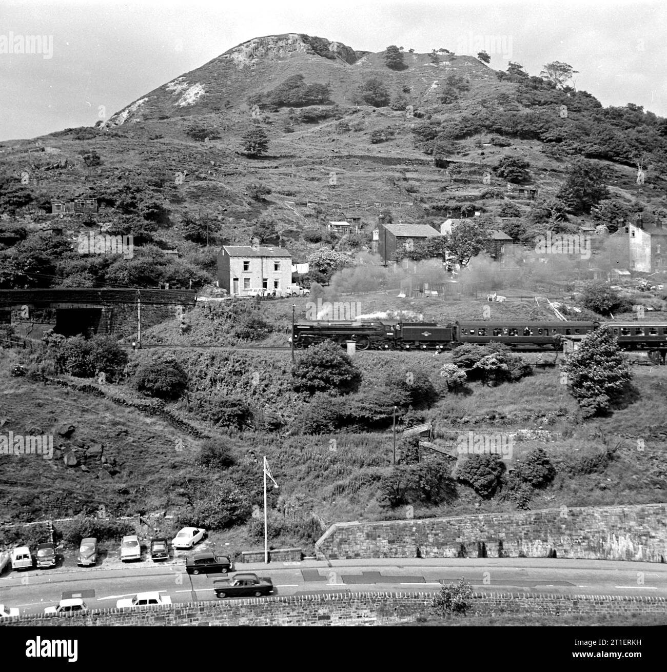70013 Oliver Cromwell at Lydgate between Todmorden and Burnley 21st