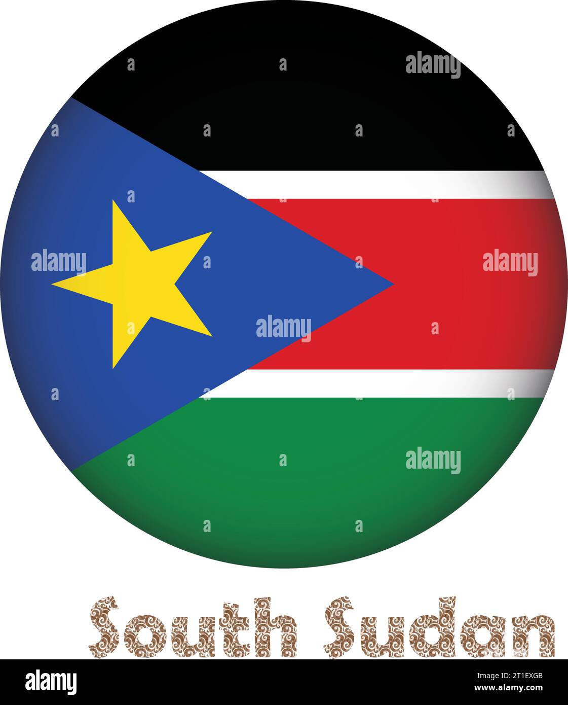 South sudan flag hi-res stock photography and images - Alamy
