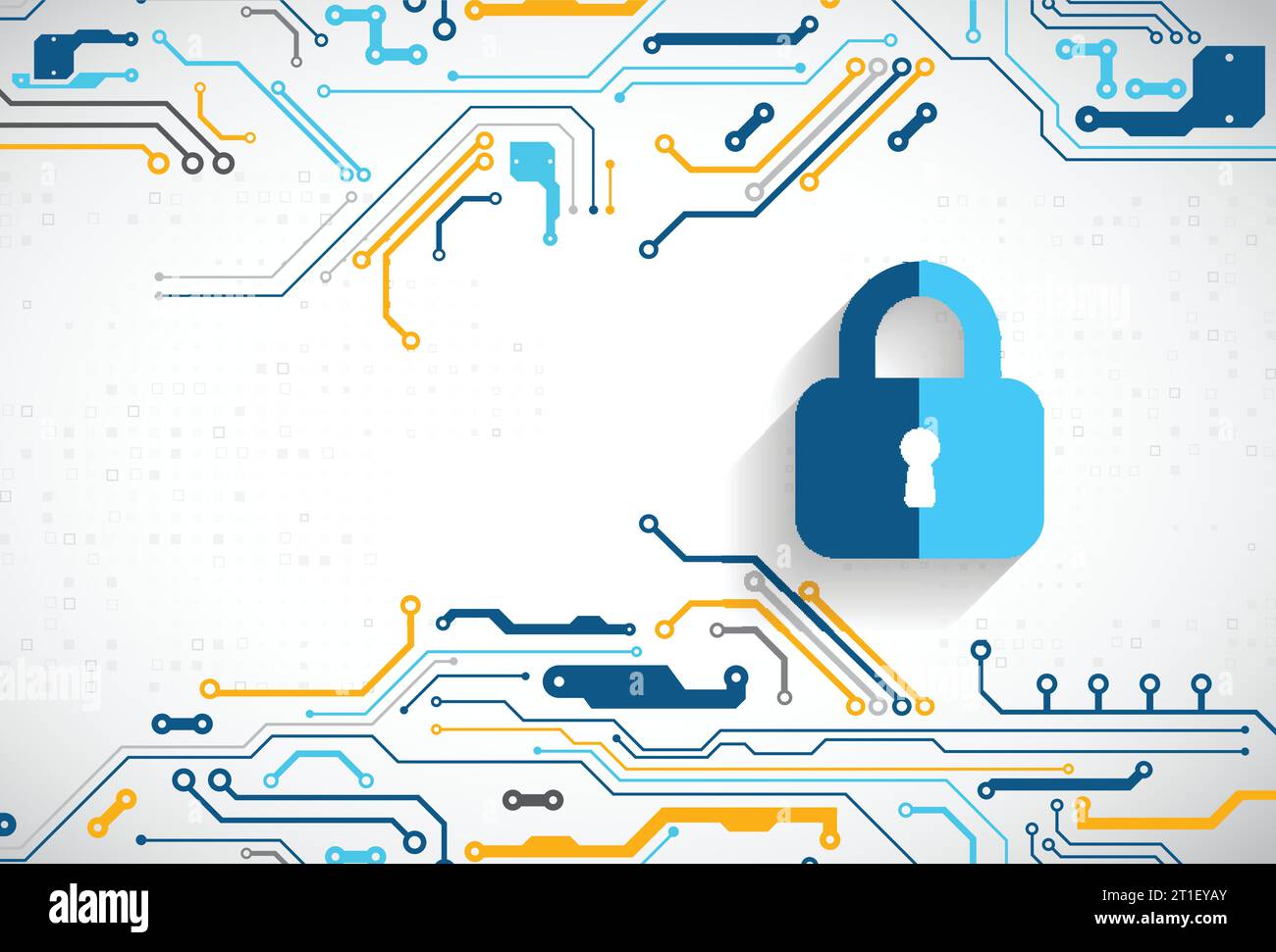 Protection concept. Protect mechanism, system privacy. Vector ...