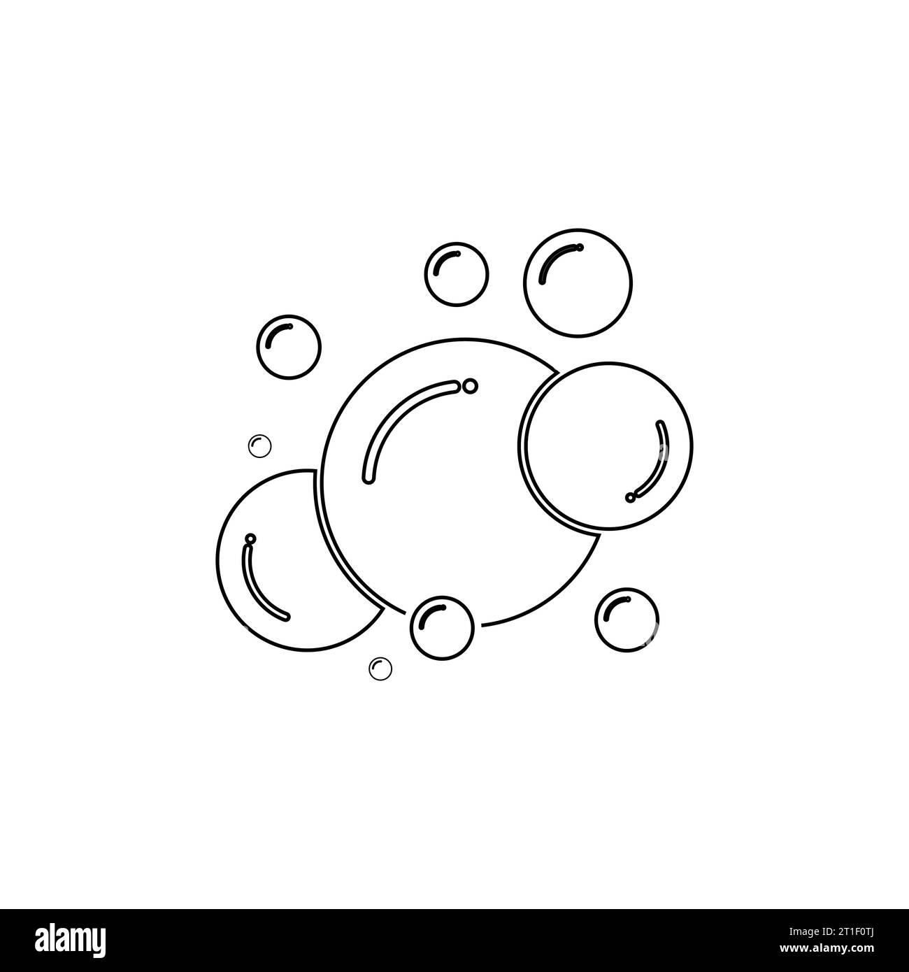 Bubble  icon vector illustration design template Stock Photo