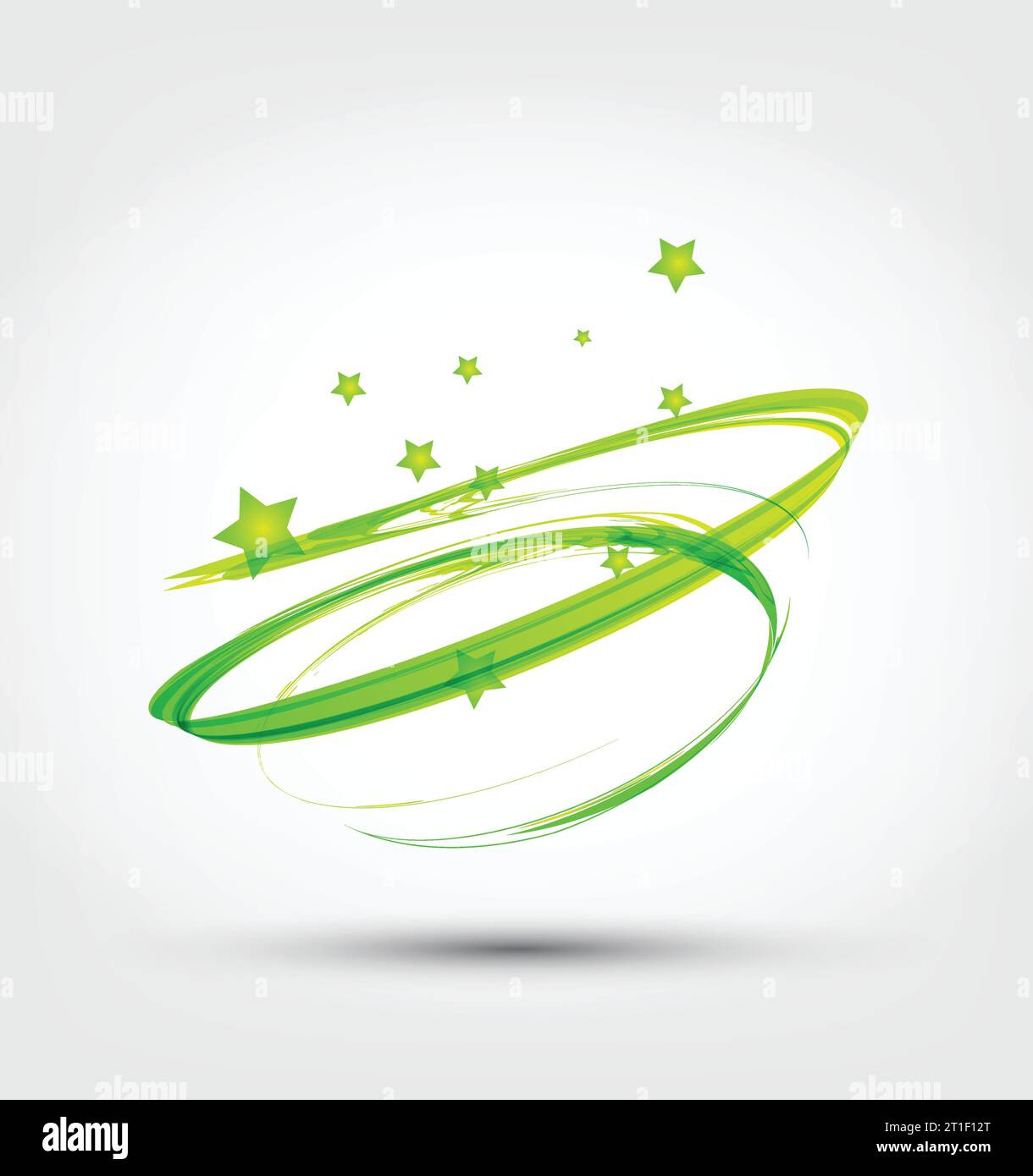 Abstract green wave. Vector Stock Vector Image & Art - Alamy