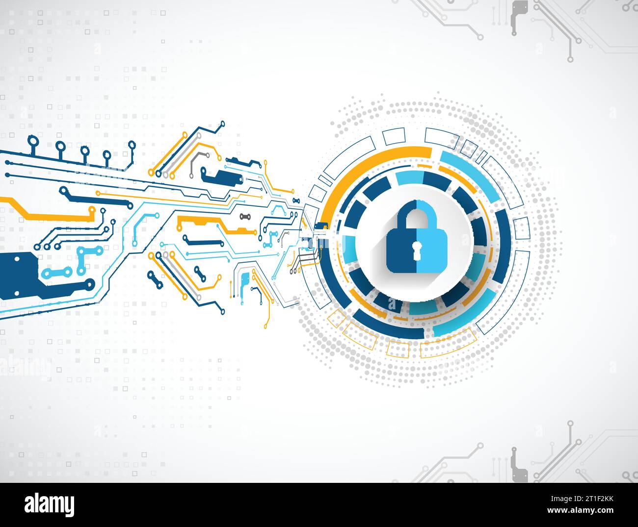 Protection concept. Protect mechanism, system privacy. Vector ...