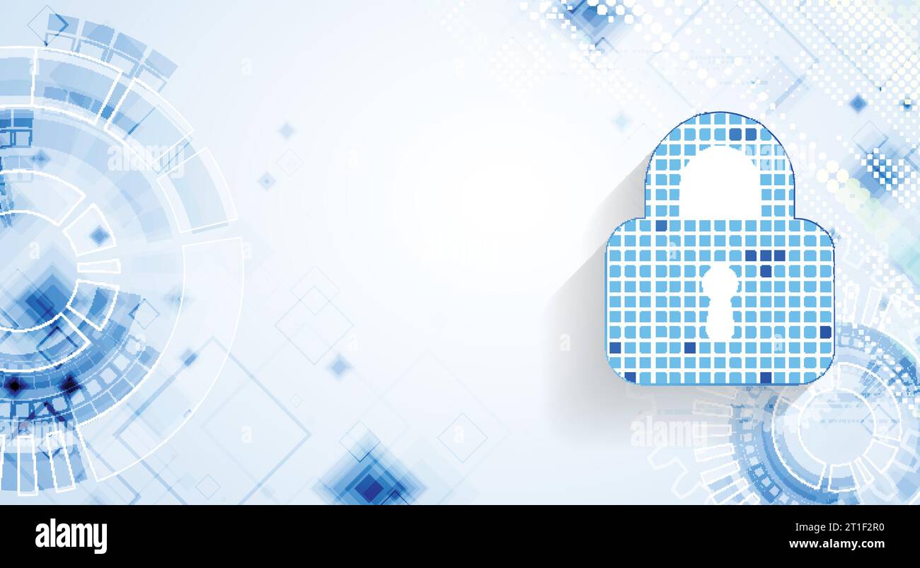 Protection concept. Protect mechanism, system privacy. Vector ...