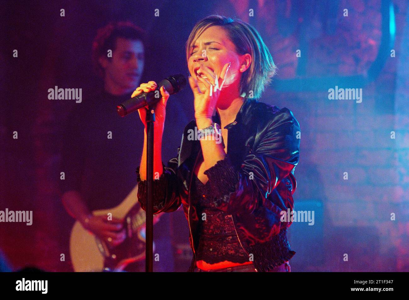 VICTORIA BECKHAM, WALES, 2002 Victoria Beckham on the Welsh TV show