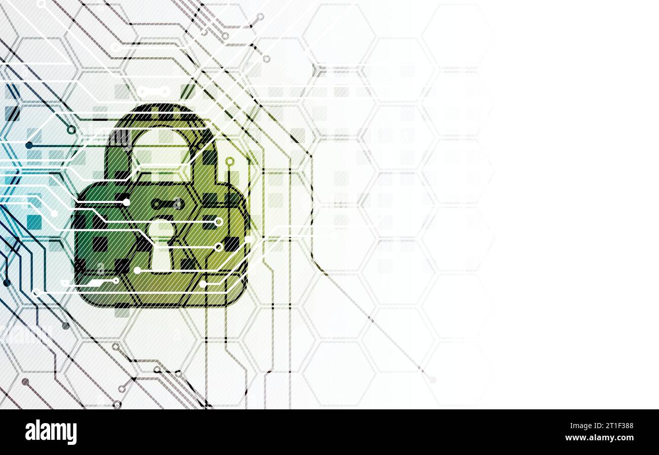 Protection concept. Protect mechanism, system privacy. Vector ...