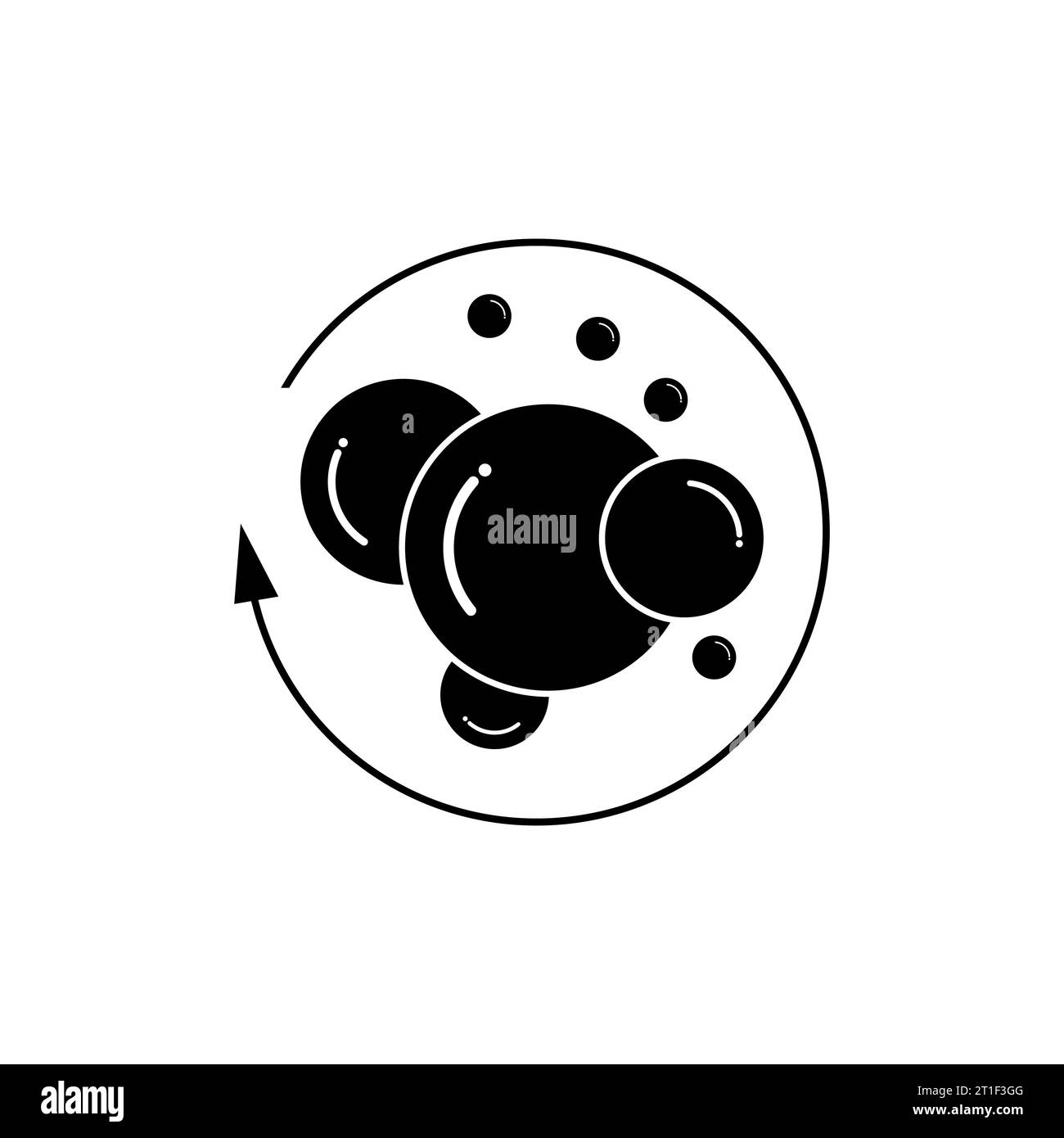Bubble  icon vector illustration design template Stock Photo