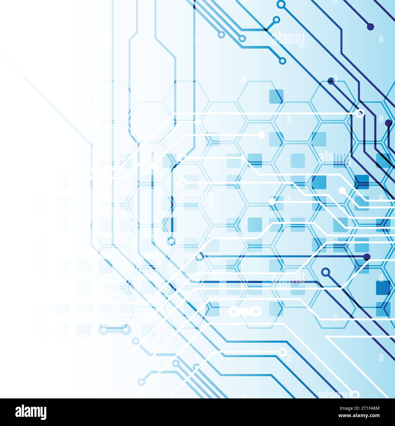 Vector illustration, Hi-tech digital technology and engineering theme ...