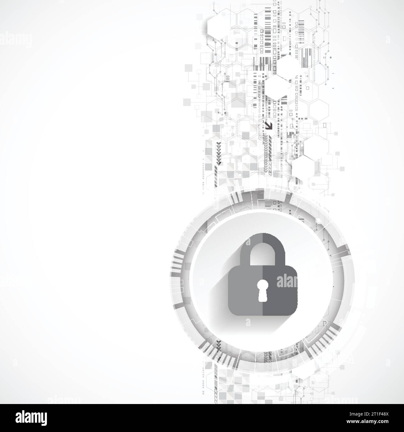 Protection concept. Protect mechanism, system privacy. Vector ...