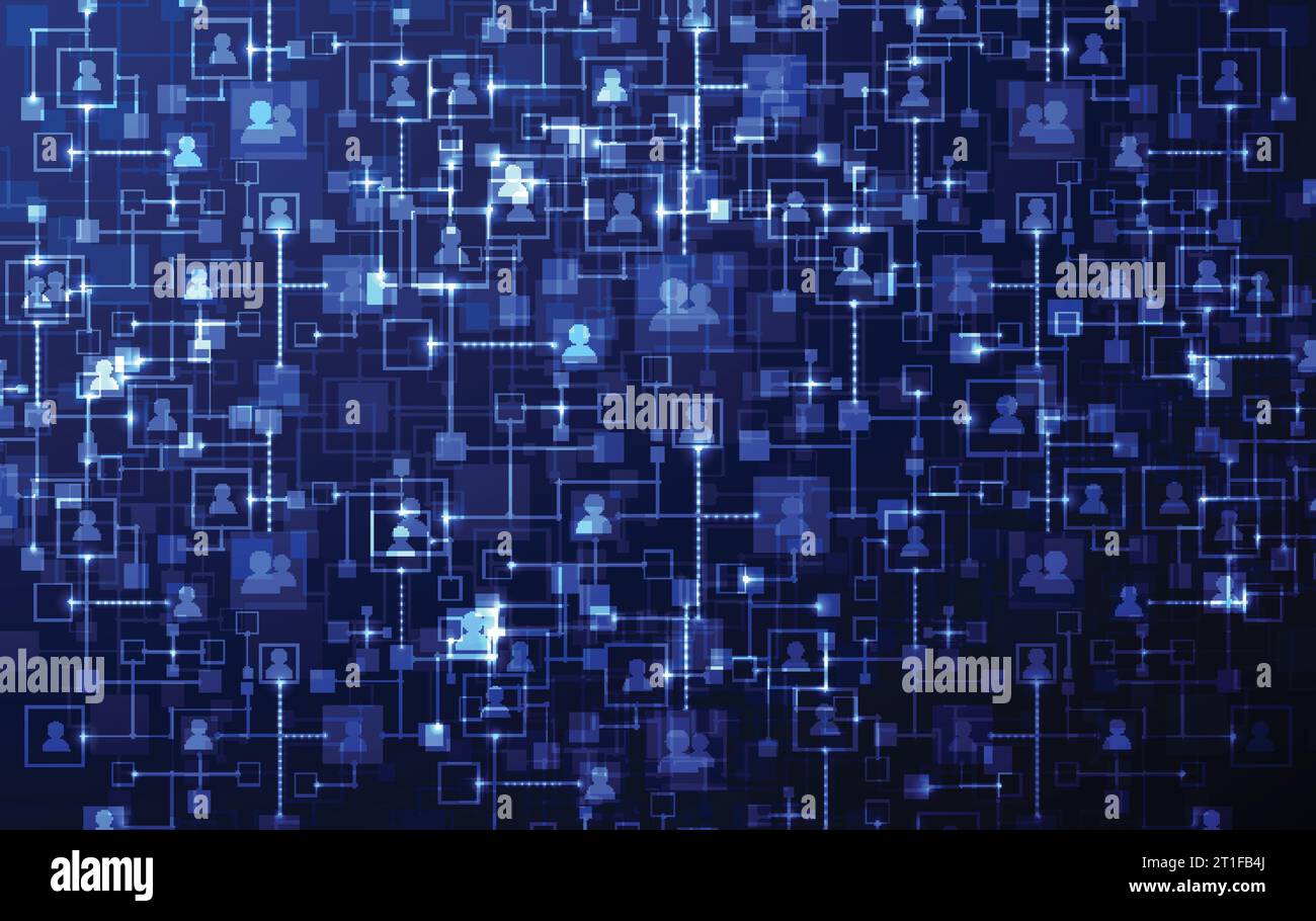 Computer Social Background Social media vector background. Network concept Stock Vector Image ...