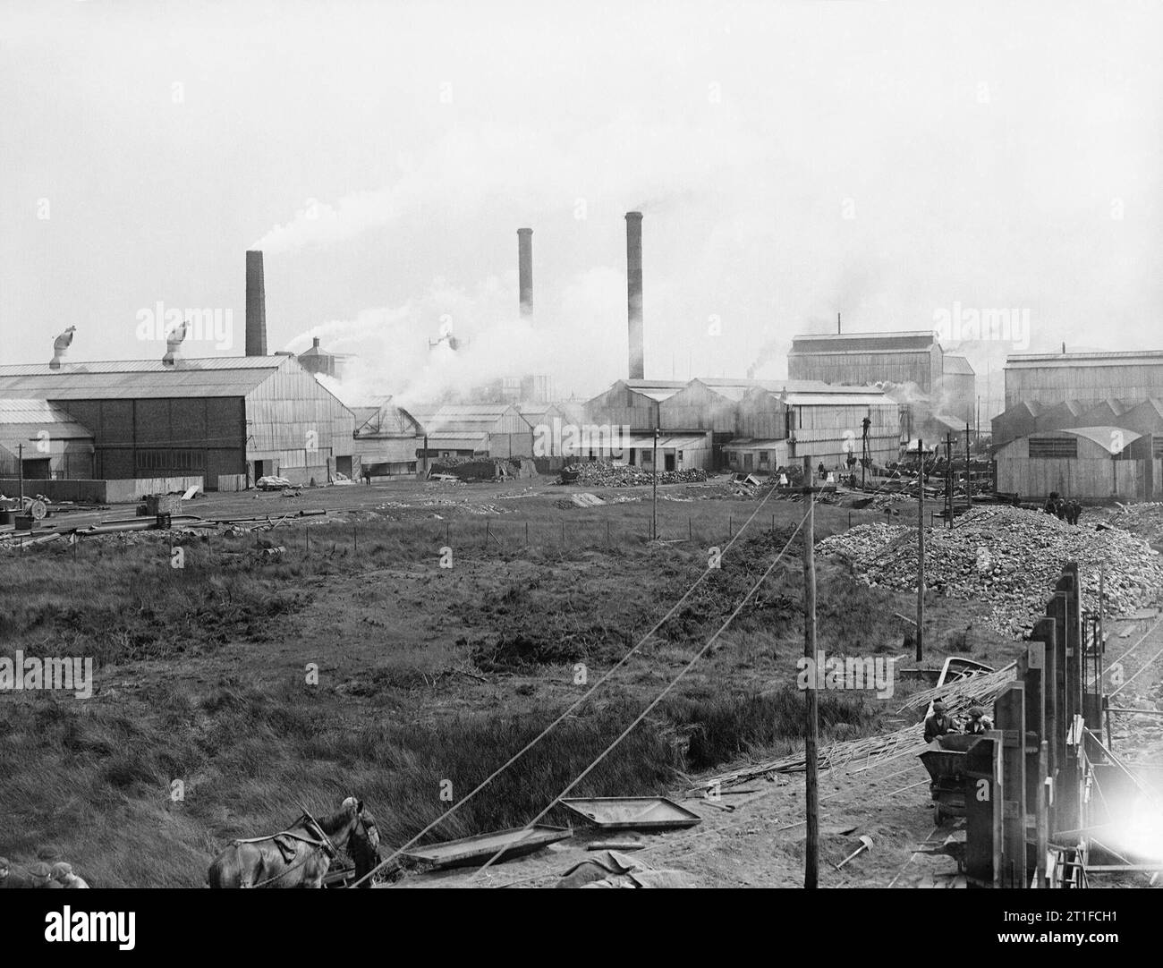 Industry during the First World War- Dublin The exterior of the ...