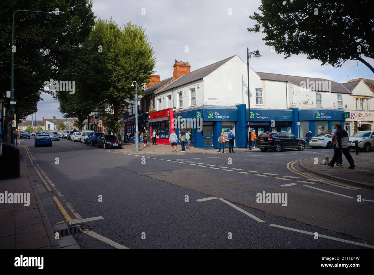 The main shopping street of Cleethorpes town Stock Photo Alamy