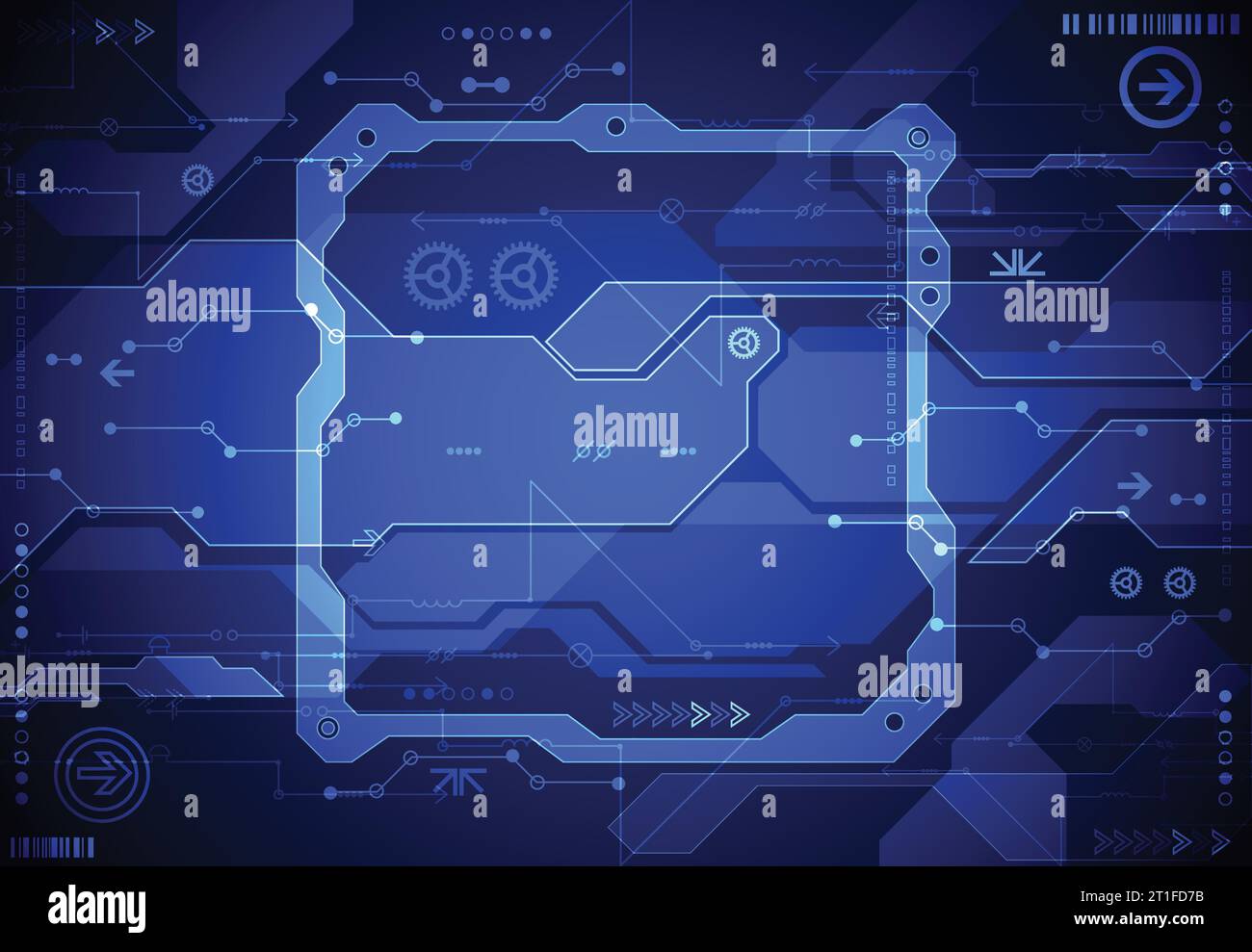 Hi-tech digital technology and engineering background. Vector Stock ...