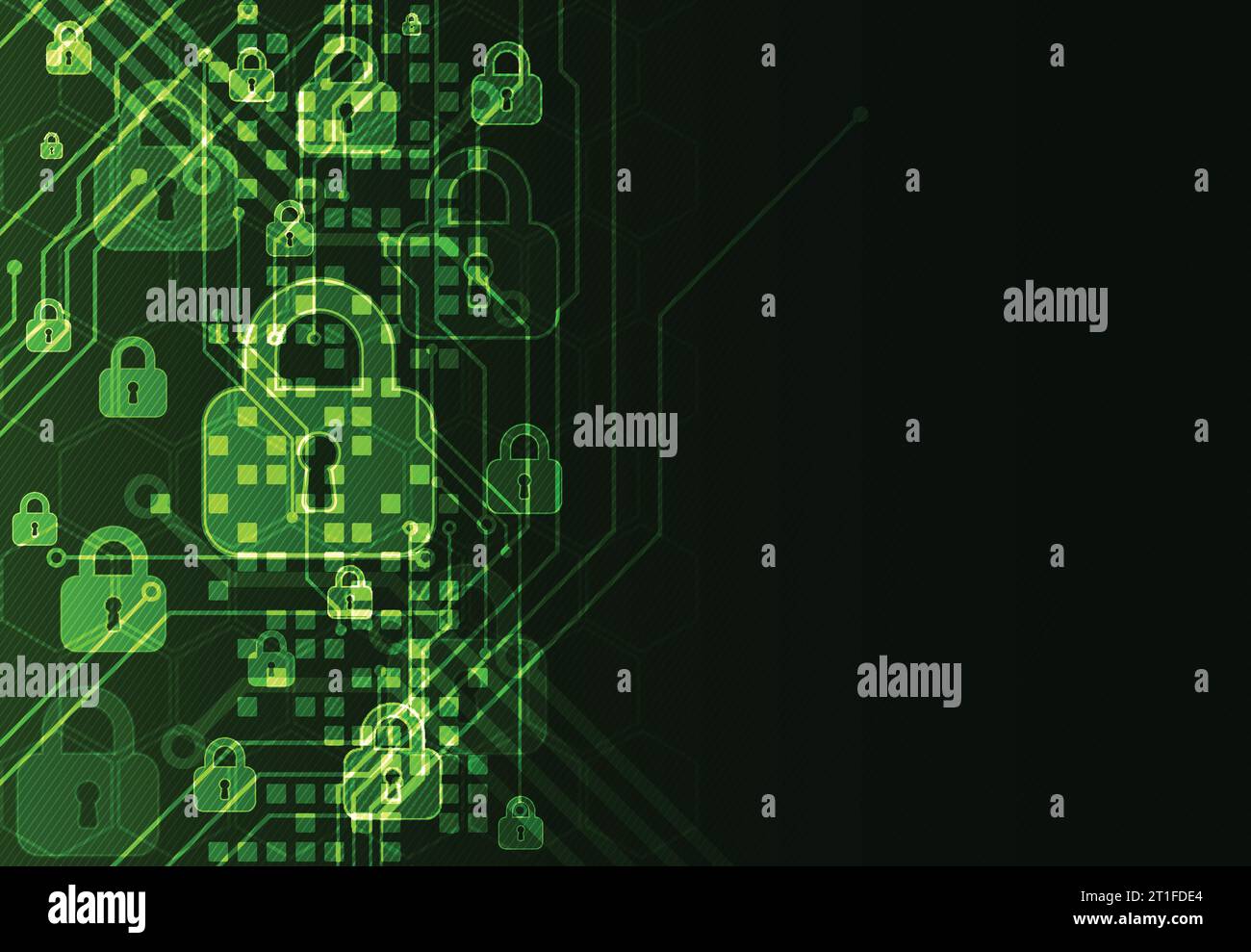 Protection concept. Protect mechanism, system privacy. Vector ...