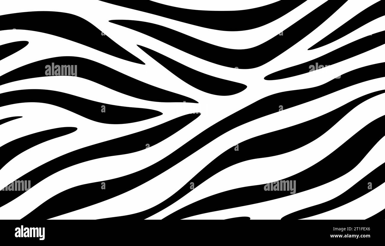 zebra skin pattern background. Vector illustration Stock Vector Image