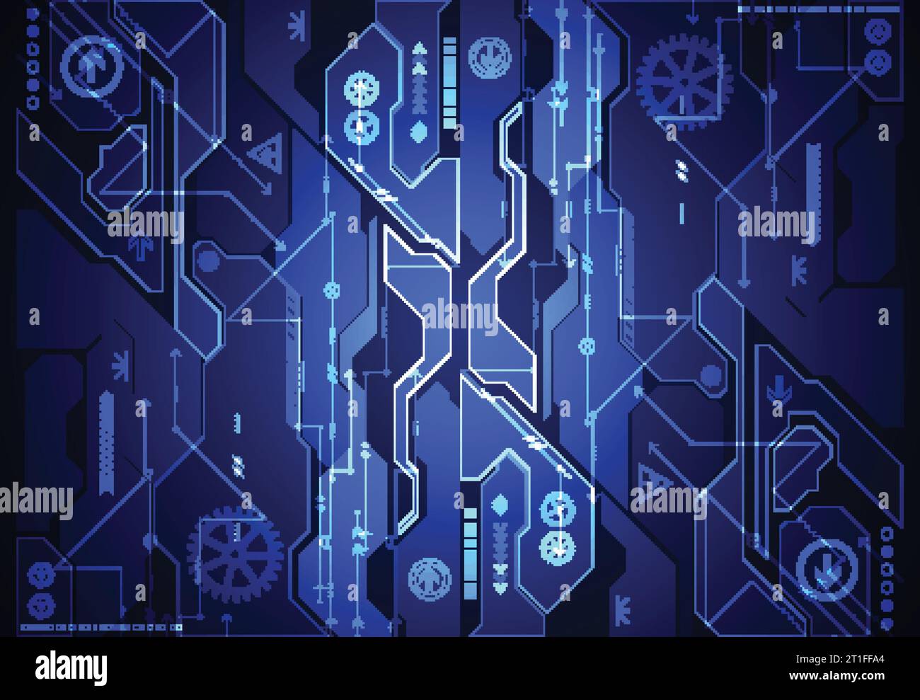 Hi-tech digital technology and engineering background. Vector Stock ...