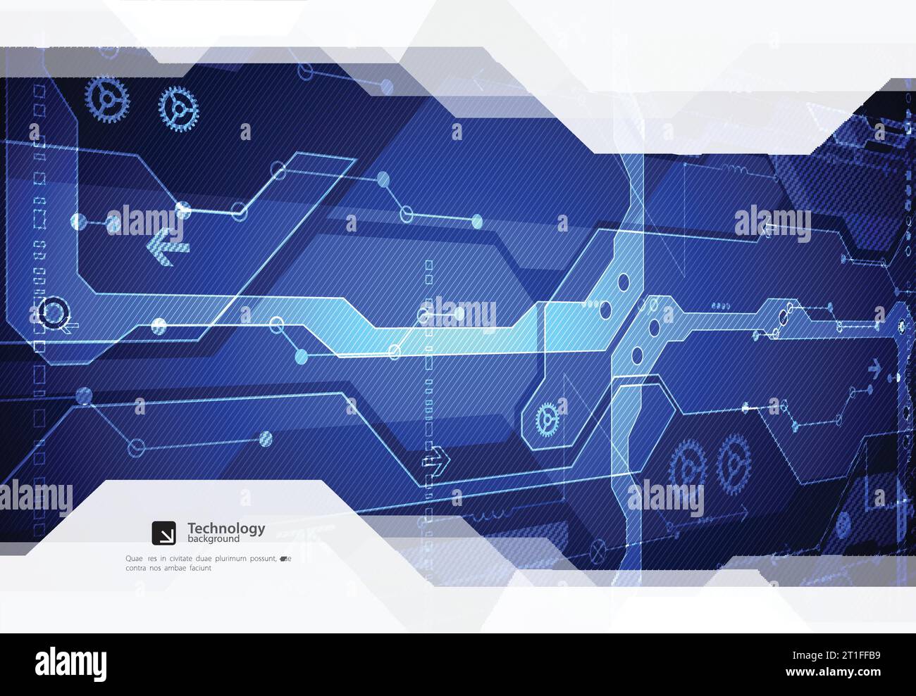 Hi-tech digital technology and engineering background. Vector Stock ... image.
