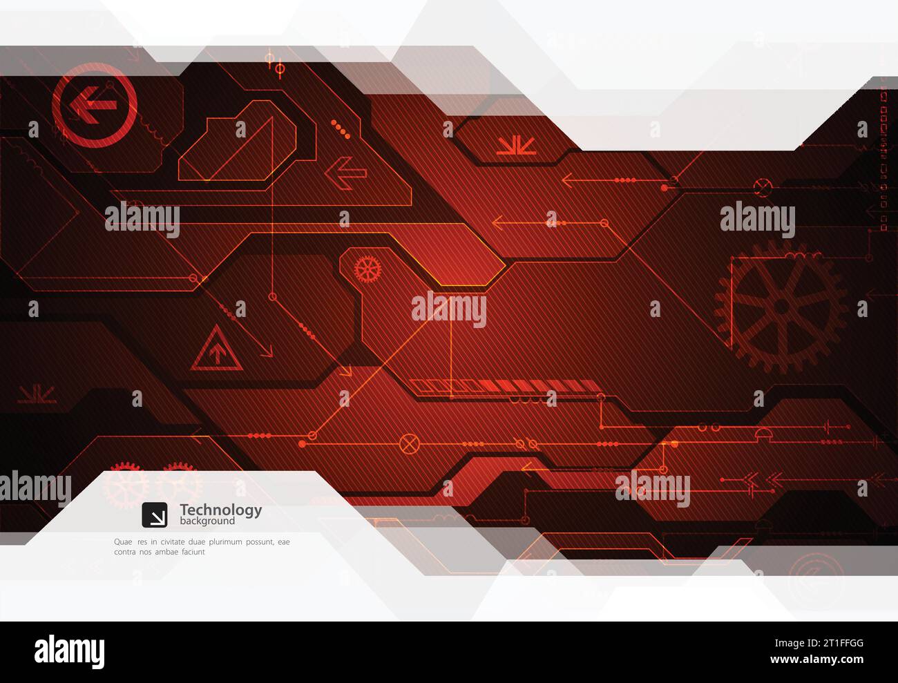 Hi-tech digital technology and engineering background. Vector Stock ...