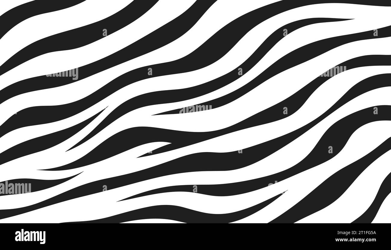 zebra skin pattern background. Vector illustration Stock Vector Image ...