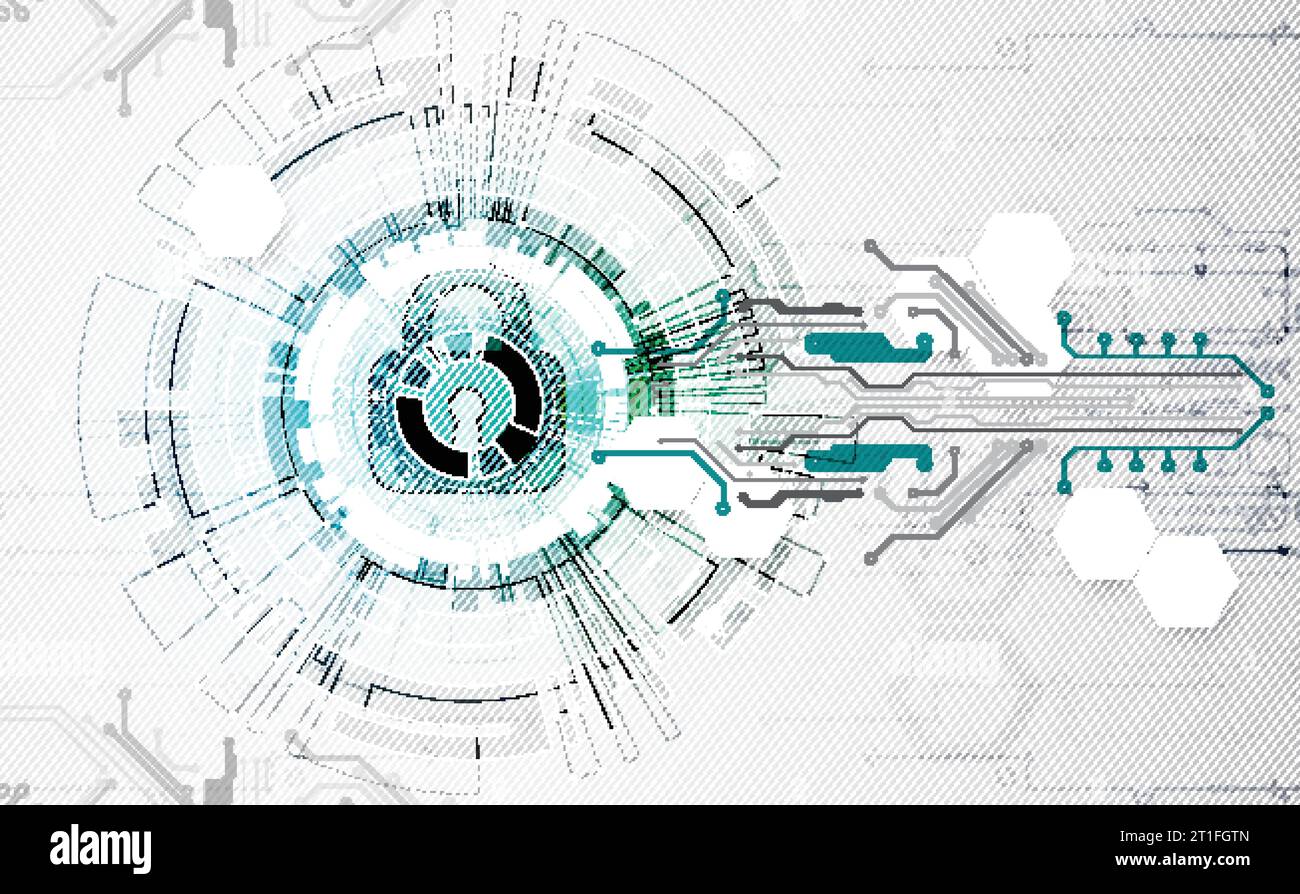 Protection concept. Protect mechanism, system privacy. Vector ...