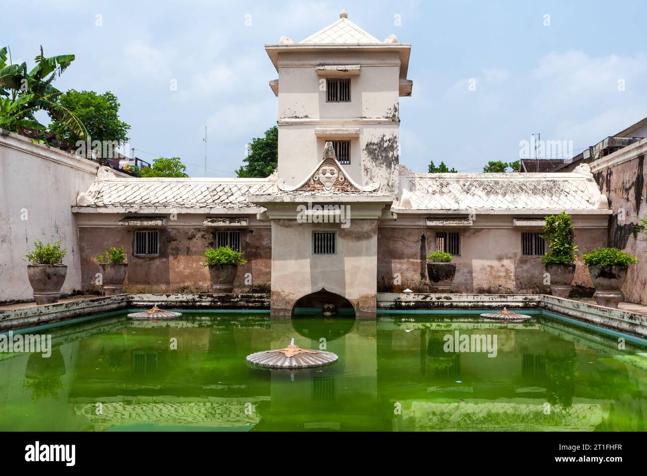 Taman Sari pool in Yogyakarta, Java island, Indonesia. Stock Photo