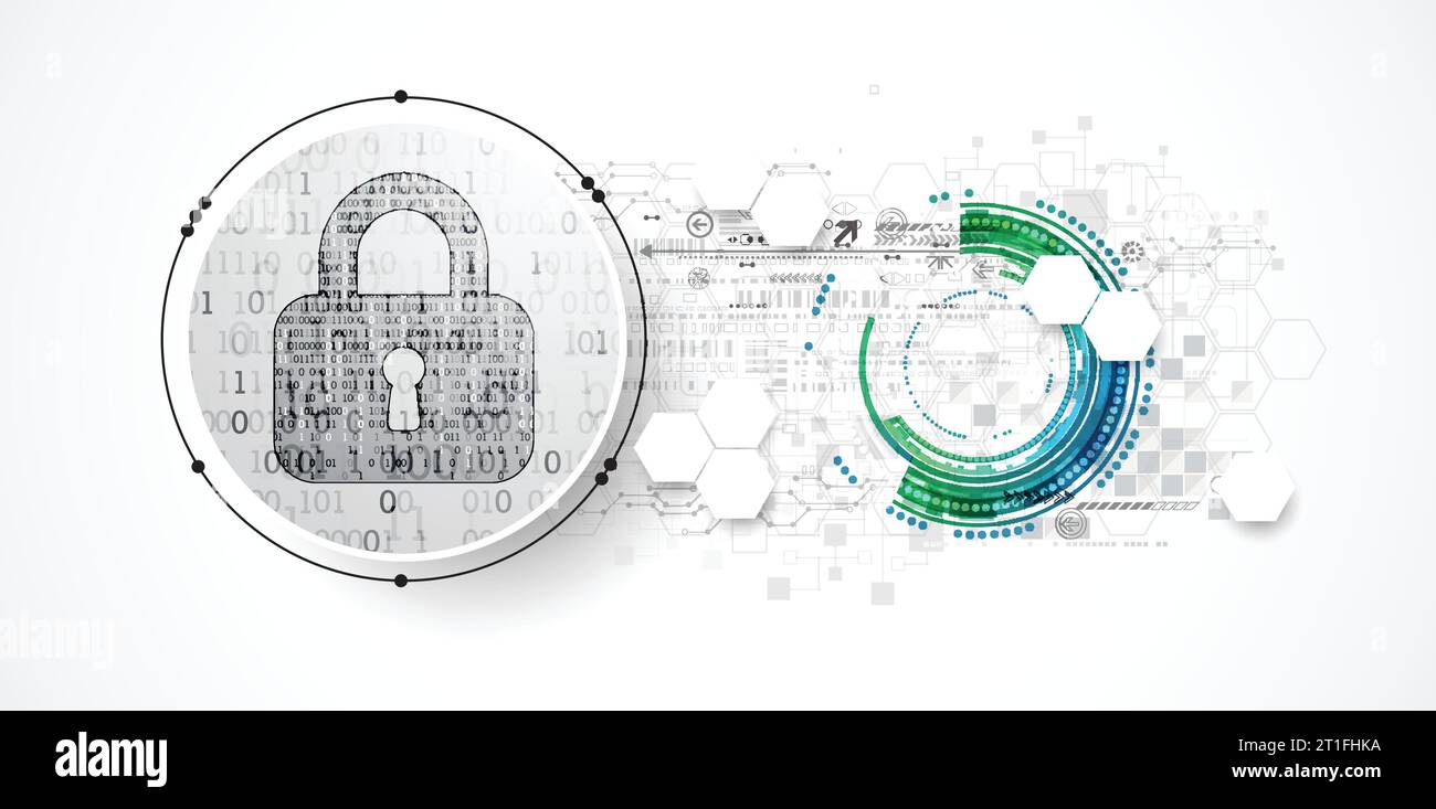 Protection concept. Protect mechanism, system privacy. Vector ...