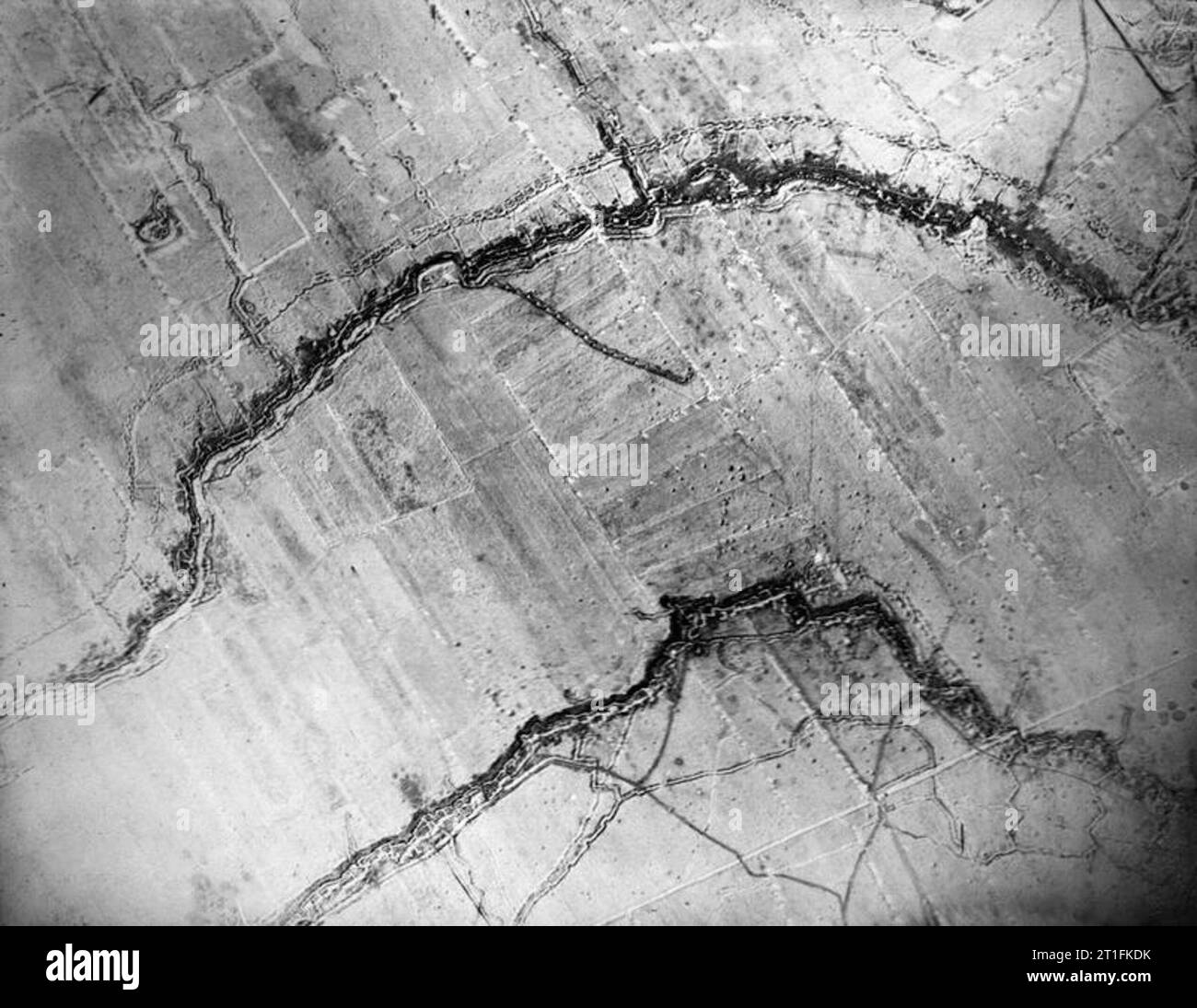 Trenches aerial Black and White Stock Photos & Images - Alamy