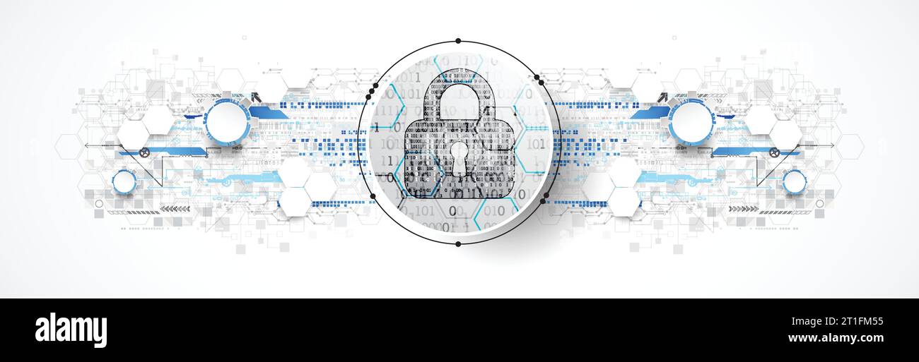 Protection mechanism, system privacy (GDPR). Vector illustration Stock Vector