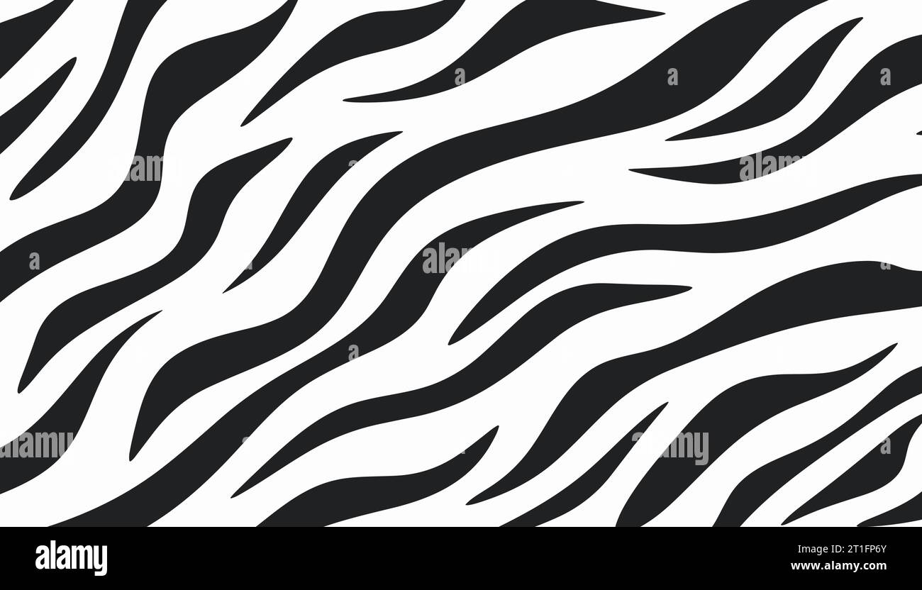 zebra skin pattern background. Vector illustration Stock Vector Image ...