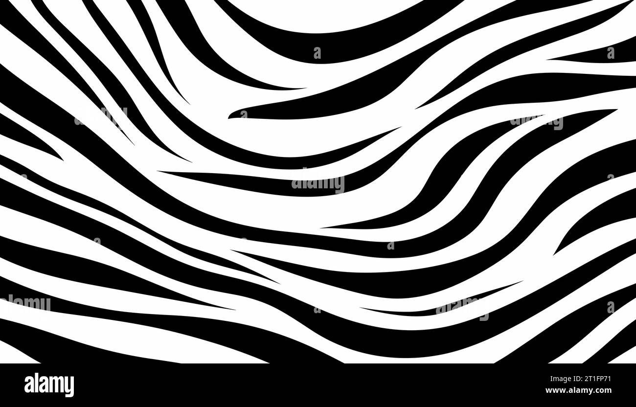 zebra skin pattern background. Vector illustration Stock Vector Image