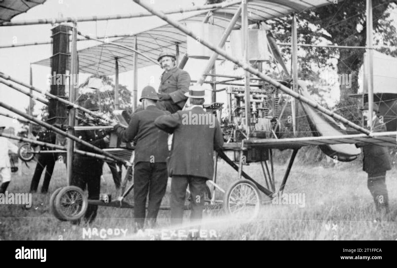 Photo Ancienne 1911 - Aviation British Coupe Michelin Cup Remportée Par Cody