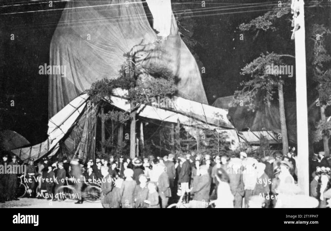 Aviation in Britain Before the First World War The wreck of the Lebaudy