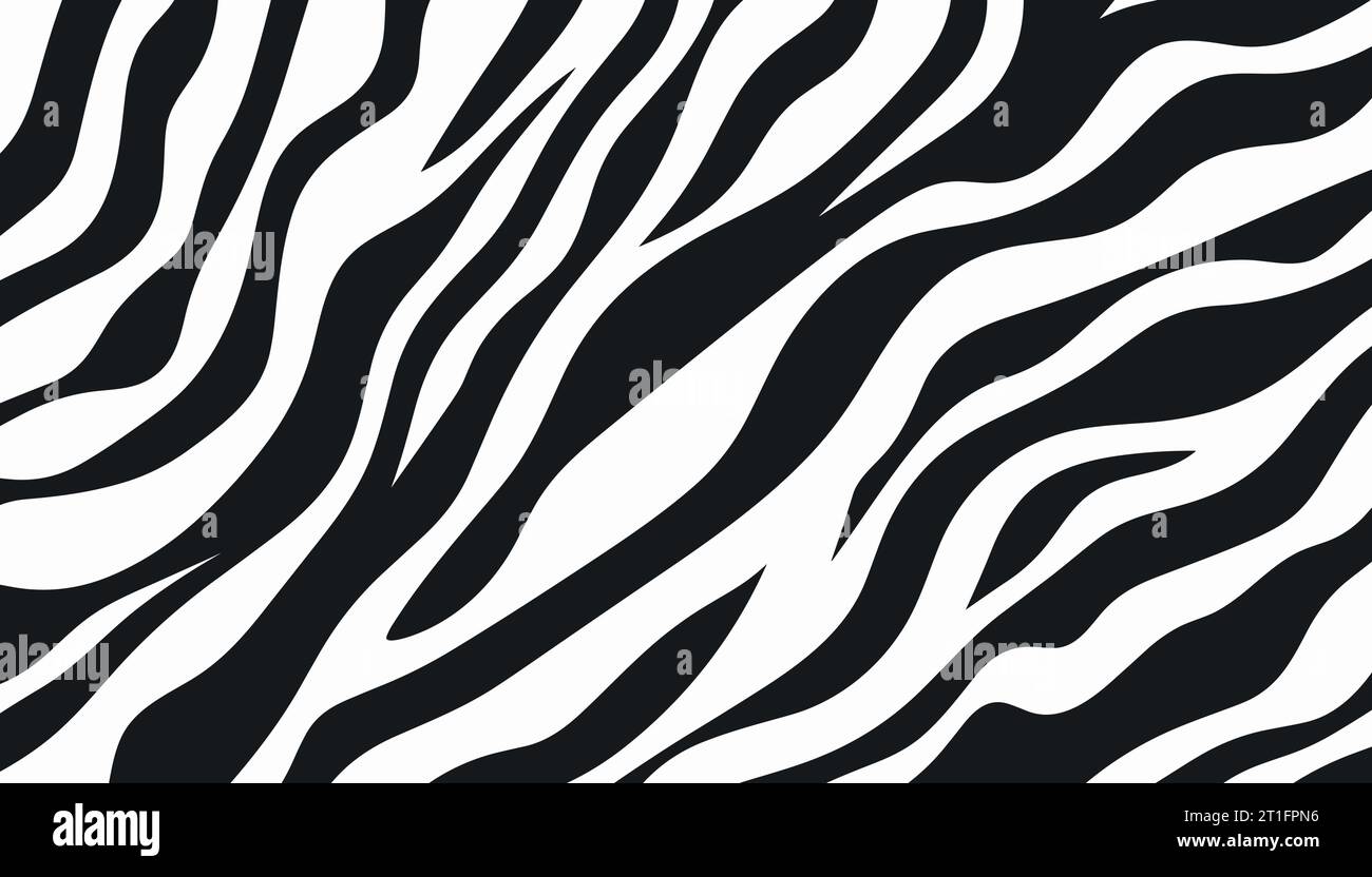 zebra skin pattern background. Vector illustration Stock Vector Image ...