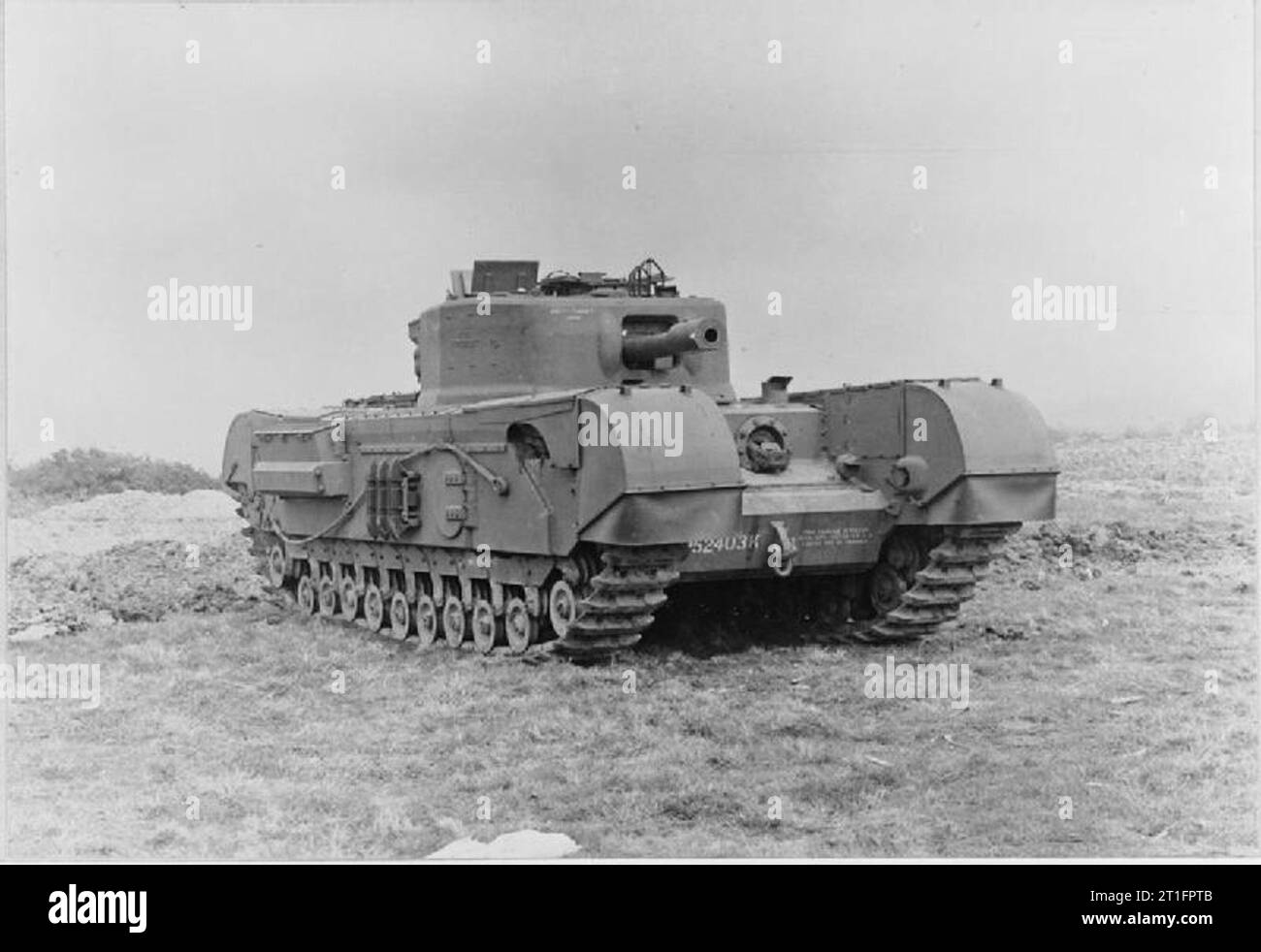 Tanks and Afvs of the British Army 193945 Infantry tank Mk IV Churchill VIII (A22 Stock Photo