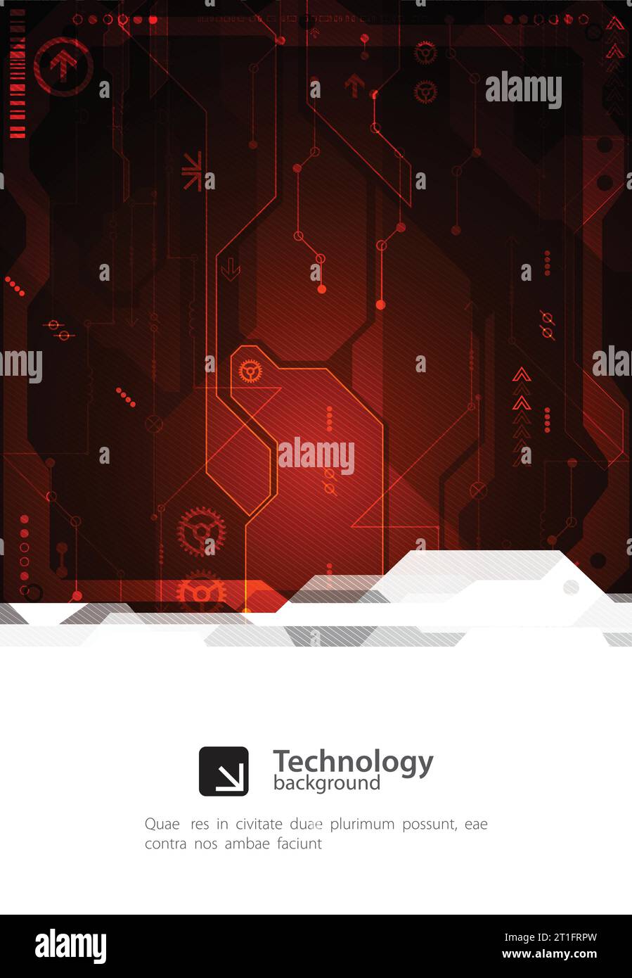 Hi-tech digital technology and engineering background. Vector Stock ...