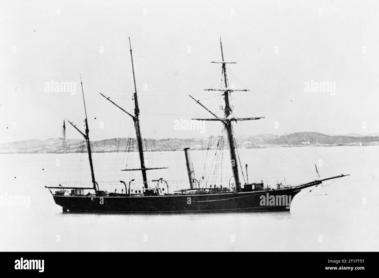 Britomartclass gunboat HMS Britomart launched in 1860, sold in 1892