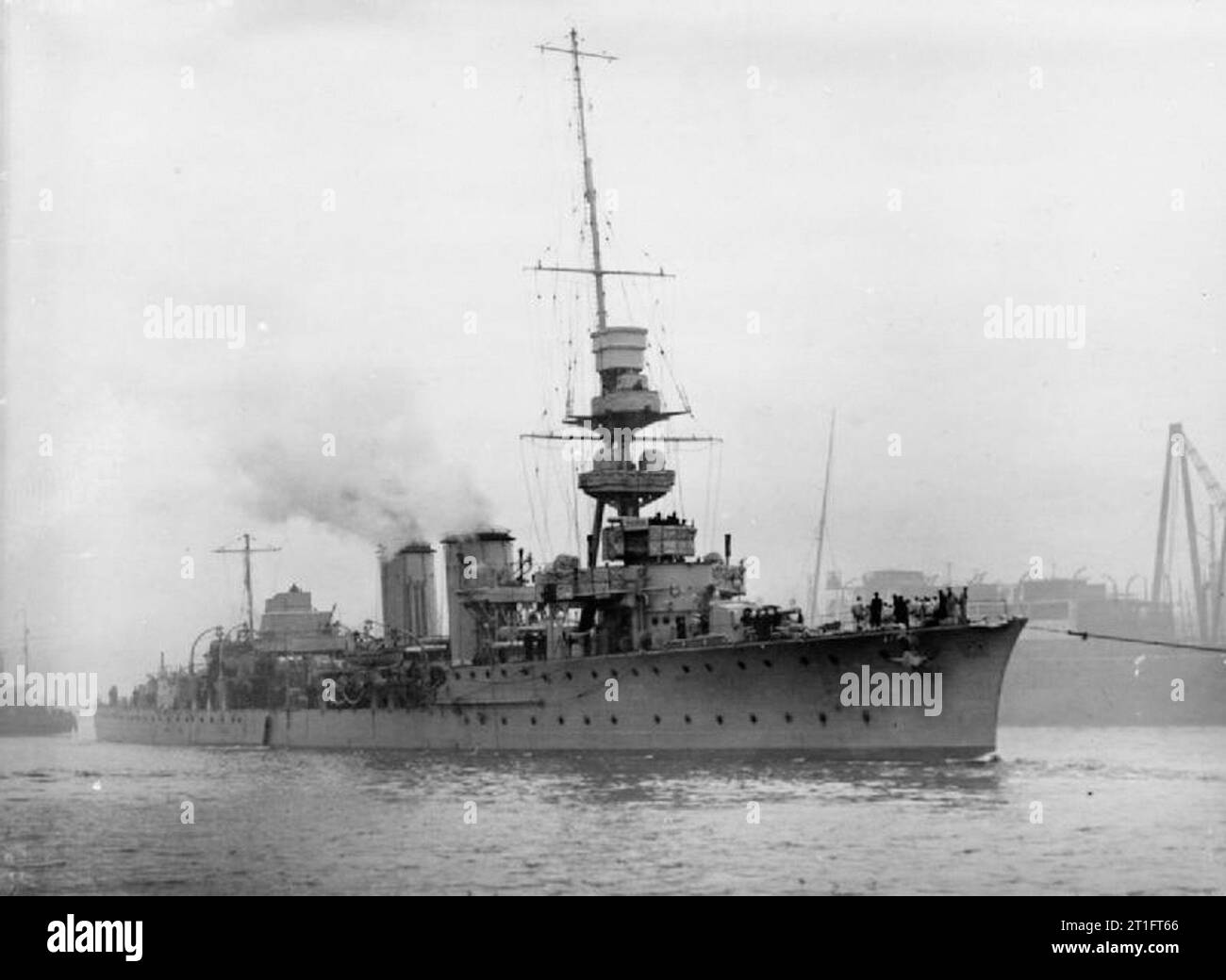 Royal Navy Cclass light cruiser HMS Centaur Stock Photo Alamy