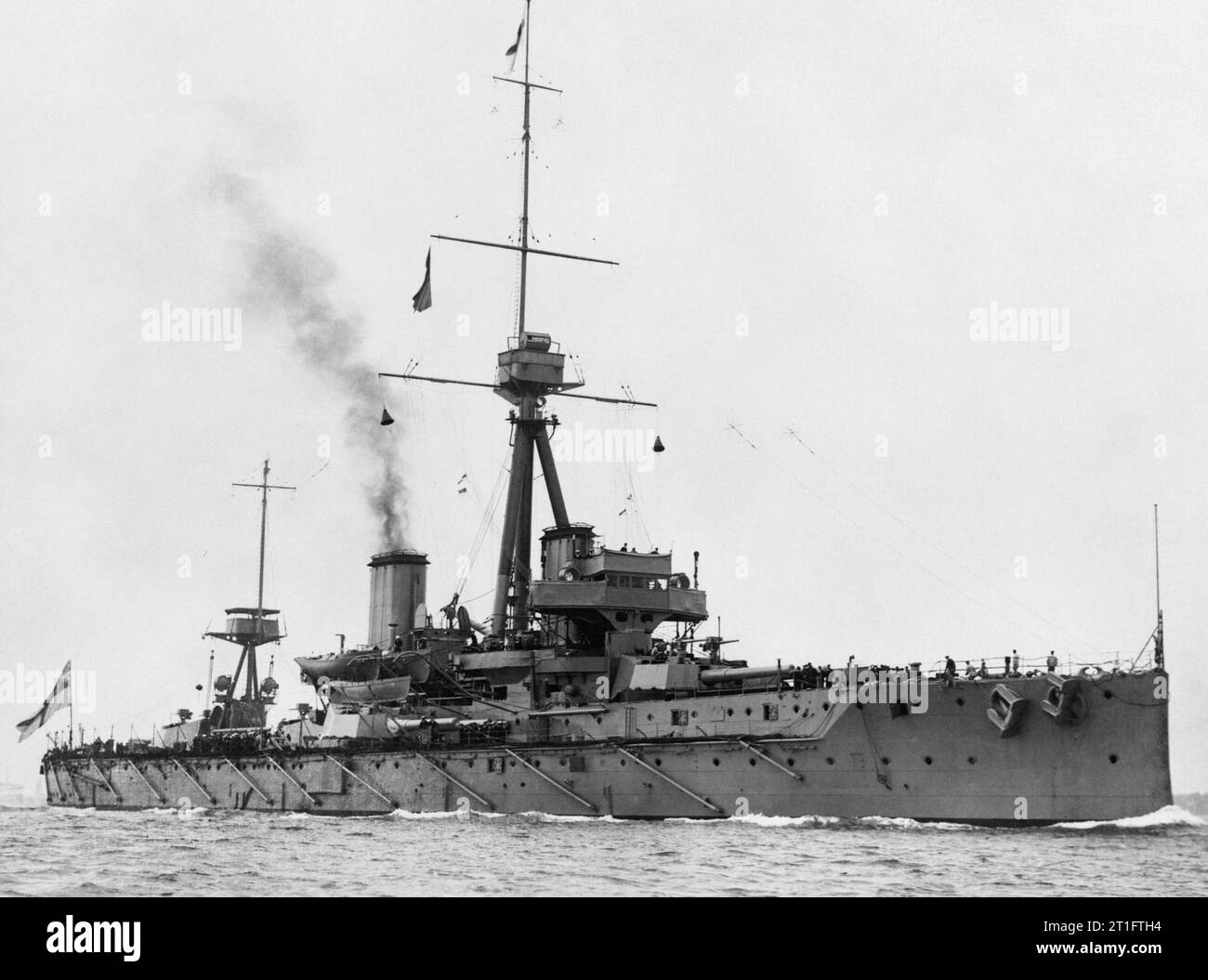 British Battleships of the First World War HMS DREADNOUGHT Stock Photo