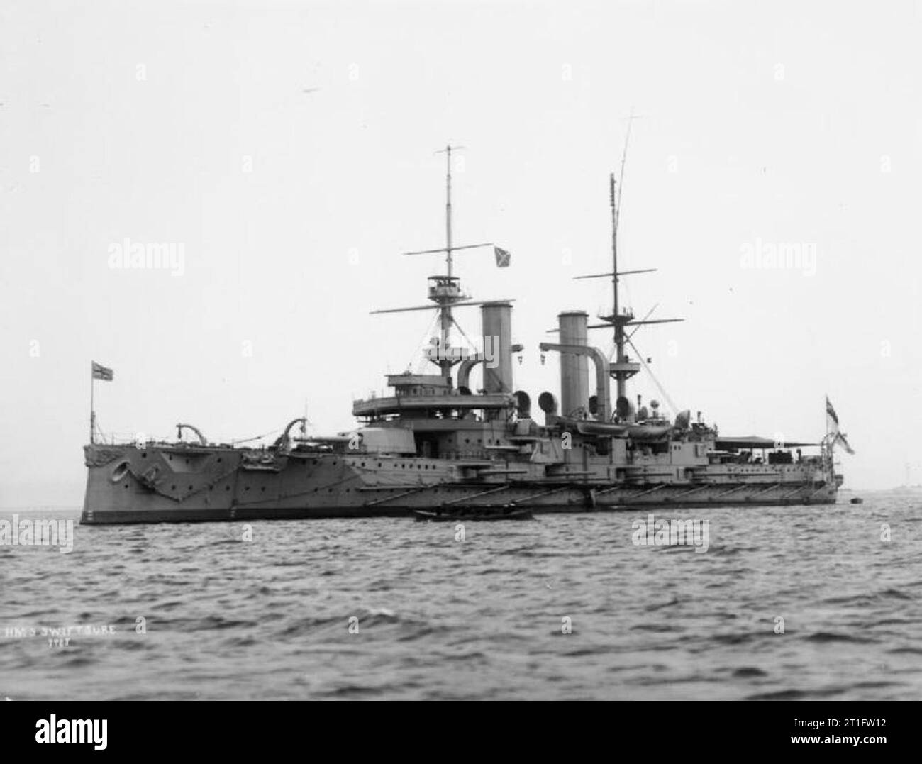 . British battleship HMS Swiftsure (1903 Stock Photo Alamy