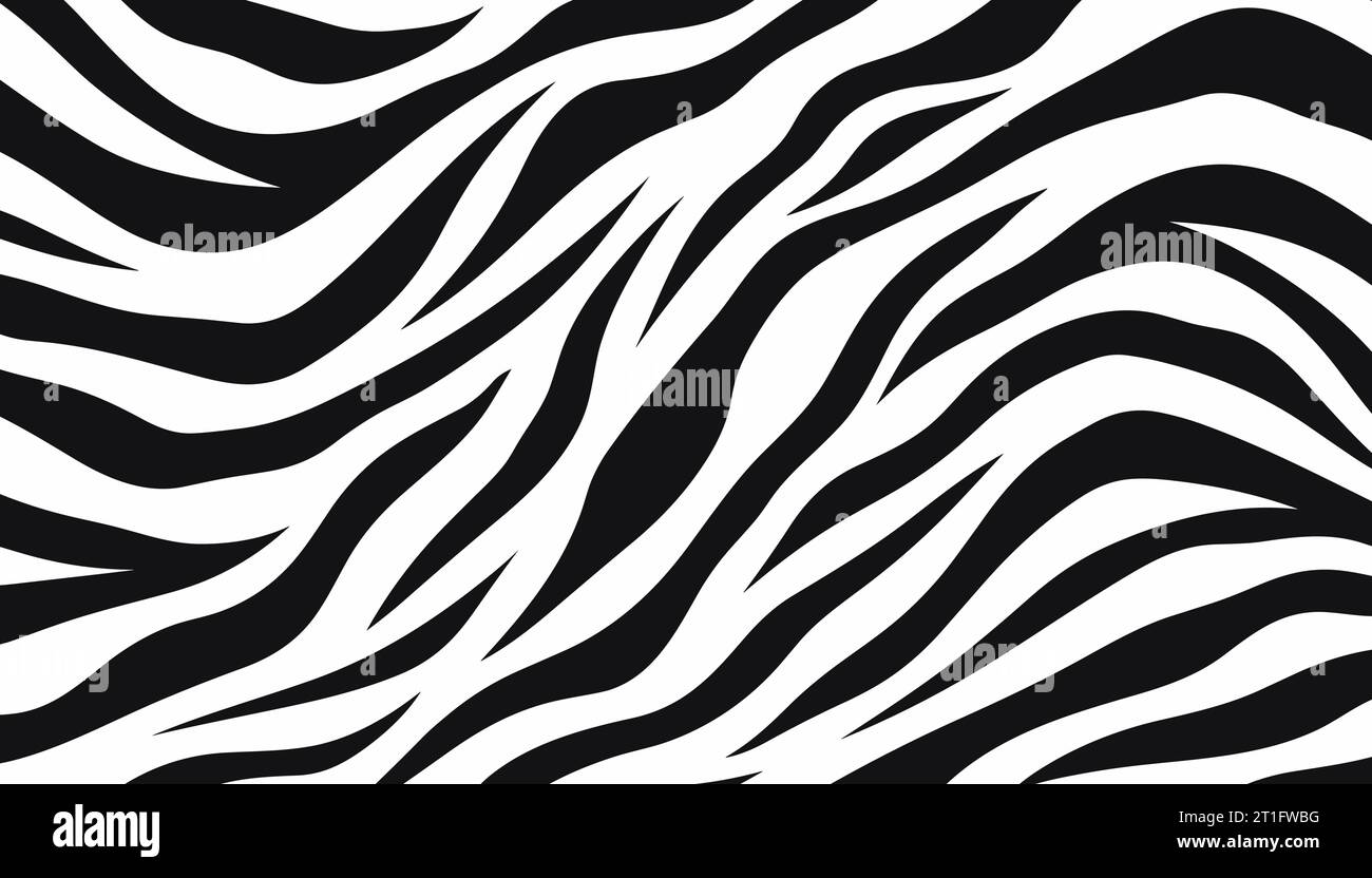 zebra skin pattern background. Vector illustration Stock Vector Image ...