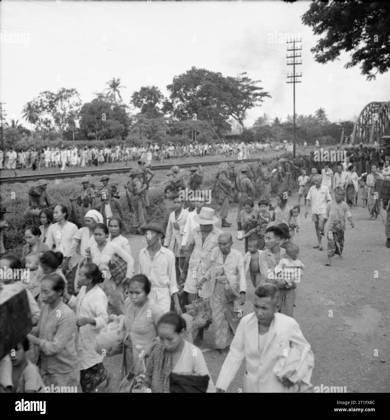 The British Occupation of Java Chinese civilians are evacuated from the ...