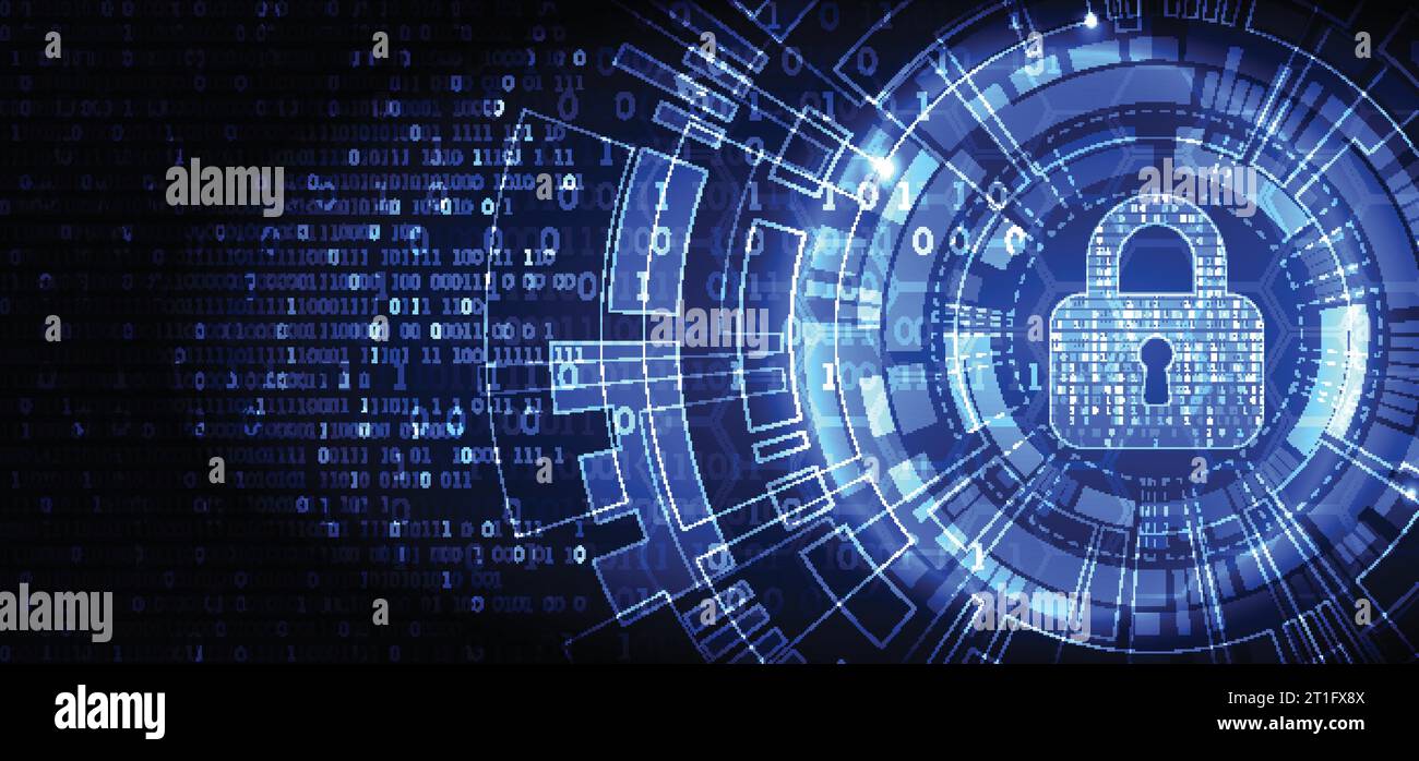 Protection concept. Protect mechanism, system privacy. Vector ...