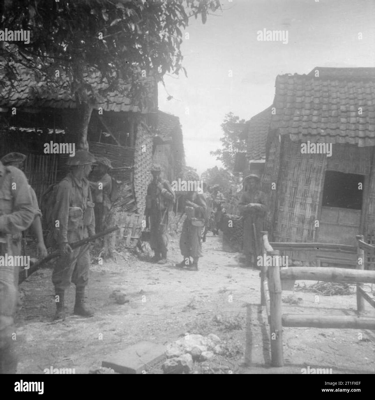 Java Invasion Newspaper The British Occupation of Java Members of a company sized patrol from ...