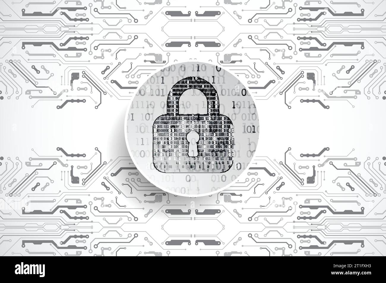 Protection concept. Protect mechanism, system privacy. Vector ...