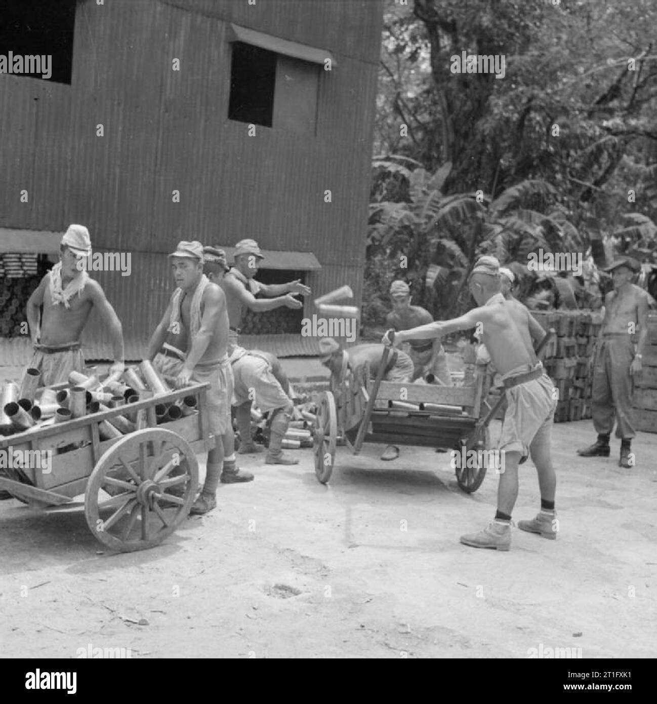 The British Reoccupation of Malaya After the explosive charges and